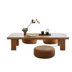 원목 좌식 탁자 접이식 테이블 다도 거실 원탁 미니