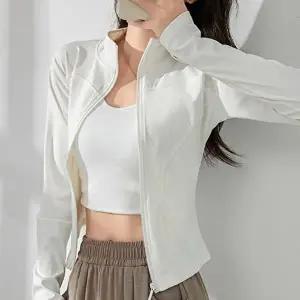 여성 UV차단 요가 집업 1P 필라테스 헬스 운동 상의-WFHJ3O7