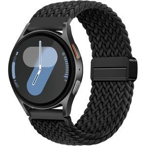 DaQin 삼성 갤럭시 워치 7 6 5 4 밴드 40mm 44mm, 프로 / 클래식 액티브 2와 호환되는 다친 마그네틱 브레