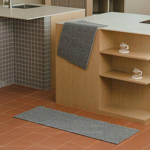 [한빛카페트]플레인 루프 사이잘룩 발매트 40x120cm