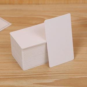 무지 반코팅 종이카드 100장 백색 크라프트카드 미색카드 양면 두꺼운