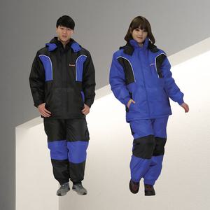 도롱이 AJ-3001 M 방수방한복 오토바이 퀵서비스 배달 겨울 우비 상하의세트