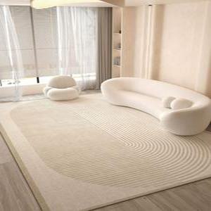 크림 컬러 고급스러움 카펫 고급카페트 거실 극세사 대형 겨울