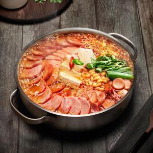 대한우리 햄듬뿍 의정부식 신사 부대찌개 1,350g X 3봉 라면 치즈사리 포함