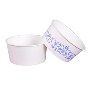 520ml(520cc) 일회용 종이그릇 무지 1000매 (상125x105x높60)