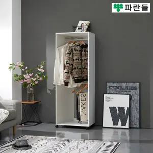 [착불배송] 파란들가구 600 오픈 고정/이동식행거 옷장 드레스룸 행거