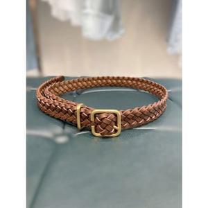 [NS홈쇼핑]시슬리 (25가을) 24MM 소가죽 메쉬 벨트 SCBT01541 BR[35258794]