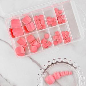 [SXBY7X9]간편 붙이는 컬러 발톱연장 패디팁(120팁)