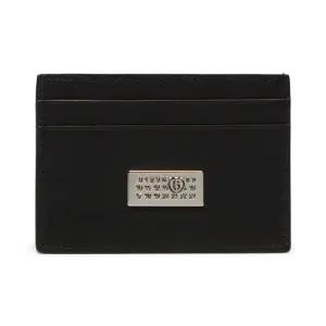 25FW MM6 가죽 카드 케이스 블랙 SA5UI0026 P8332 T8013