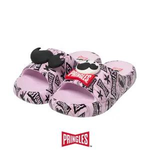 Mr.프링글스 슬라이드 슬리퍼 스타일리쉬 핑크