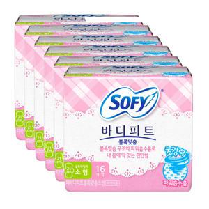 쏘피 바디피트 볼록맞춤 소형 16개입 x6개