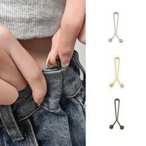 바지 치마허리줄이기 옷핀 청바지 요술단추 밑단고정 길이조절클립 허리줄임 셀프수선 매직 버클