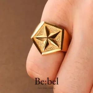 순금반지 18.75g(5돈 다섯돈) 24k 남자 디자인 별 비벨