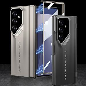 갤럭시 z폴드 7 6 폴더 마그네틱 투명 액정보호 슬림 하드 풀커버 카메라 힌지 보호 케이스