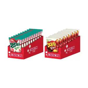 오리온 리찌알맹이 67g, 10개 + 자두알맹이 67g, 10개