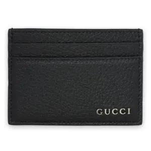 디몬트  남성 메탈 로고 레더 카드 지갑 블랙) 771157 AABXM 1000