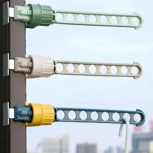 블루 베란다 창문 옷걸이 창틀 설치형 후크 사이드 여행용옷걸이 창틀옷걸이 창문옷걸이