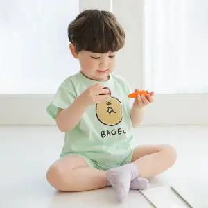 [유비맘클로젯]베이글 반팔 상하세트 민트 C2HL1106_MT