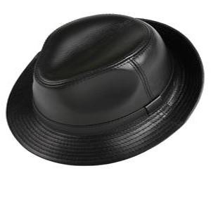 남성 중절모 가죽 모자 페도라 어르신 신사 바리스타 닥스