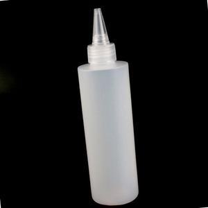 고품질 헤어샵 탈색약 새치약 염색약 중화제 파마약 뾰족캡 용기 200ml 로션통 화장솜통 (WFJ1FP0)