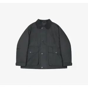 왁스 코튼 빅 포켓 점퍼 블랙(PHMAX6018)