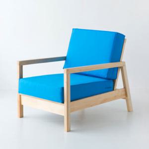 쇼파 커버 천갈이 소파 덮개 매트 블루 1인용 마켓비