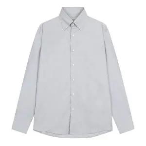 [하프클럽/신원아울렛]코튼 스냅버튼 드레스 셔츠 그레이 PJBAH5507 B