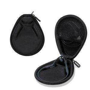 긴스코 유니버설 오픈이어 헤드폰 케이스 SHOKZ 뉴 오픈런 프로 2/프로 2 미니/오픈런/오픈수영 골전도 스포츠 헤드폰 CXK/BAICLUD/MRYTKY/OGGRS 등(블랙) 호환