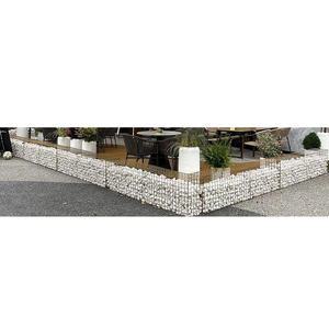 담장 블럭 사각철망 돌망태 옹벽 화단 돌담 조경 가든 엣지 휀스 위플