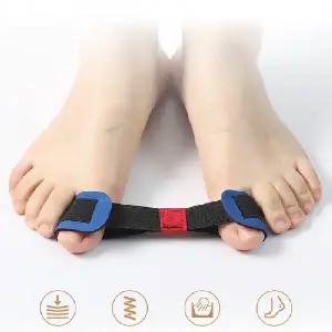 간편한 엄지 지압 발가락 기 링 스트레칭 운동 밴드