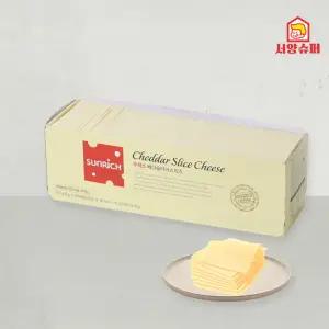 썬리취 (무색소) 체다슬라이스(100매) 1.8KG