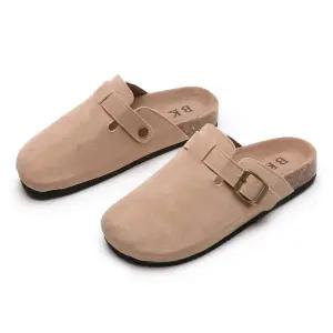 남성 스웨이드 버클 간지핏 뮬 슬리퍼 성인남성 기능성 맨