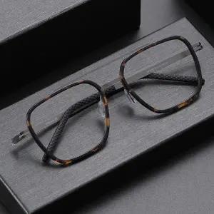 긱시크 무테 반무테 뿔테 안경 티타늄 안경테 698008