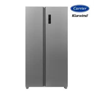 인증점 클라윈드 피트인 438리터 양문형 냉장고 KRNS438SPH1 실버메탈