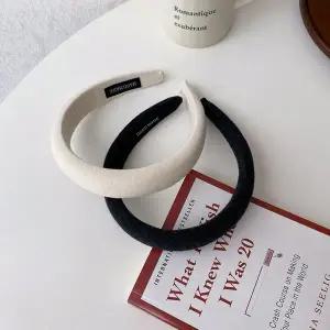 여성 4컬러 소프트 도톰 볼륨 와이드 헤어띠 머리띠