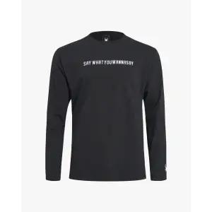 [롯데백화점]스파이더 공용 SWUWS 라이프 스타일 레터링 로고 긴팔 티셔츠 SPHFCNRL345UBLK