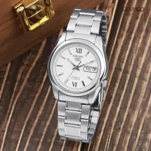 세이코5 SNKL51K1 오토매틱 데이데이트 아날로그 클래식 남자 메탈 시계 c