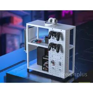 PS5 수납선반 콘솔게임 컨트롤러 보관 커넷 ps5 이동식 선반