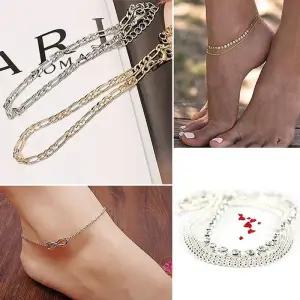 패션발찌 체엣지인 두줄 볼 레이어드 실버 골드 악세사리