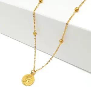 순금 여왕코인 볼체인 목걸이 3.75g+18K잠금