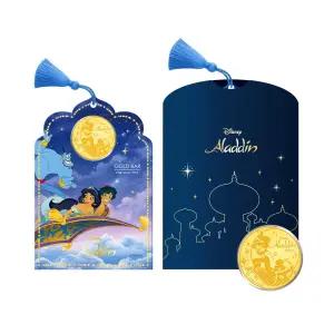 [디즈니]  알라딘_24K 순금 코인 0.2g