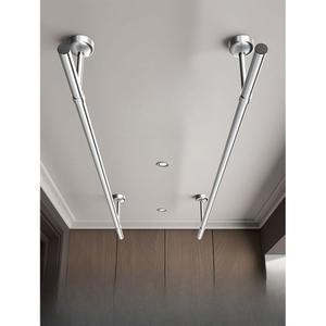 천정형 천장부착식 배란다 부착형 검정 일자 고정 건조대 빨랫줄 빨래건조대 스텐 이불빨래