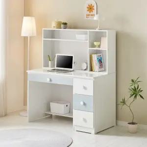 [히트가구] C4203 LPM 3단 서랍 책꽂이 책상세트 1200 5colors (착불)