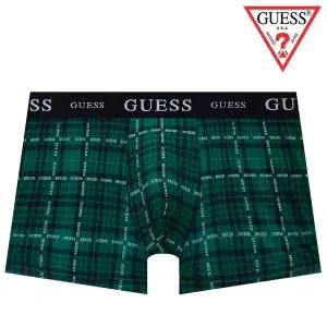 [게스언더웨어](강남점)체크로고 다크그린드로즈GDMDR870