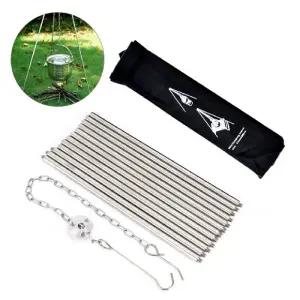 캠핑용 삼각대 높이 약82cm 냄비걸이 화로대스탠드화로대 삼각대화로대 캠