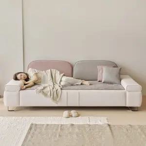 아씨방가구 온담 패브릭 황토볼 온돌 3인용/4인용 흙소파