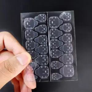 실리콘 네일 팁 연장 양면 테이프 스티커 24pcs DD-11798