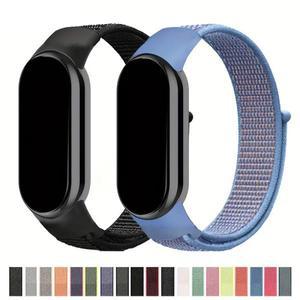 Xiaomi mi Band 10 스트랩 용 나일론 루프 smartwatch Sport miband10 통기성 시계 교체 팔찌 9-8-NFC Corr
