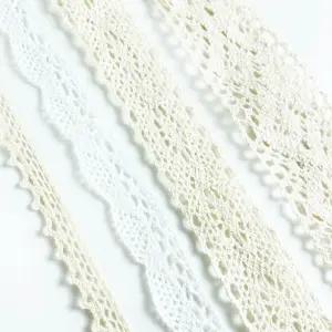 리본 토숀 코튼 레이스원단 레이스천 포장 공예 끈