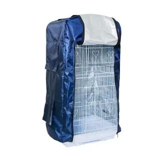 새장 먼지 그늘 덮개 방풍 앵무새 보온 커버 겨울 방한